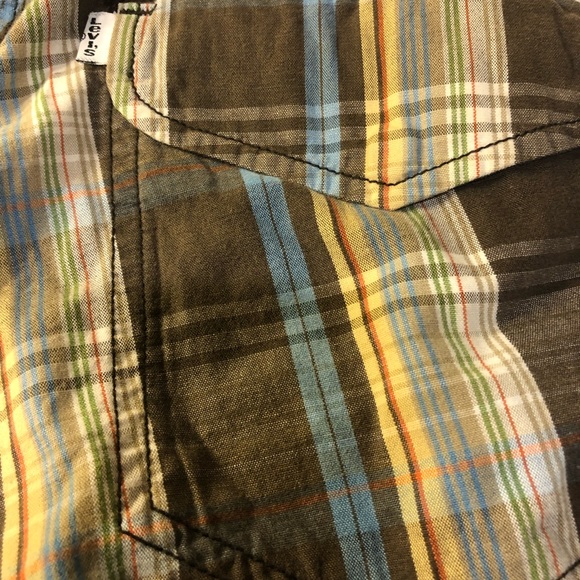 Levi’s Flat front men’s cotton plaid shorts size 30 - Picture 10 of 11